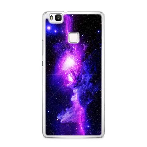 Etui na telefon Huawei P9 Lite - fioletowa galaktyka.