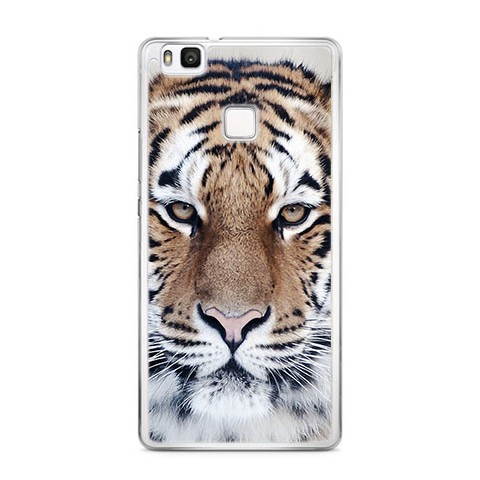 Etui na telefon Huawei P9 Lite - biały tygrys.