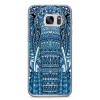 Etui na telefon Samsung Galaxy S7 - niebieski słoń.