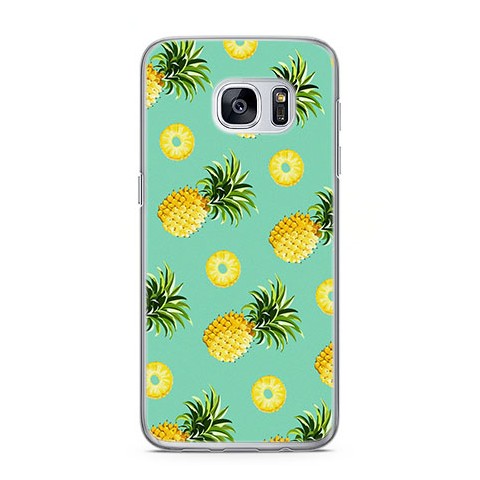 Etui na telefon Samsung Galaxy S7 - żółte ananasy.