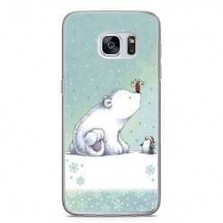 Etui na telefon Samsung Galaxy S7 - polarne zwierzaki.