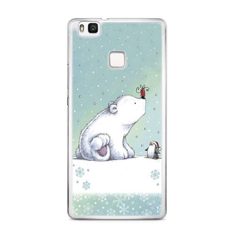 Etui na telefon Huawei P9 Lite - polarne zwierzaki.