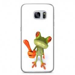 Etui na telefon Samsung Galaxy S7 - zabawna żaba 3d.