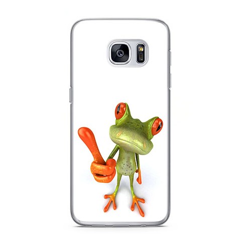 Etui na telefon Samsung Galaxy S7 - zabawna żaba 3d.