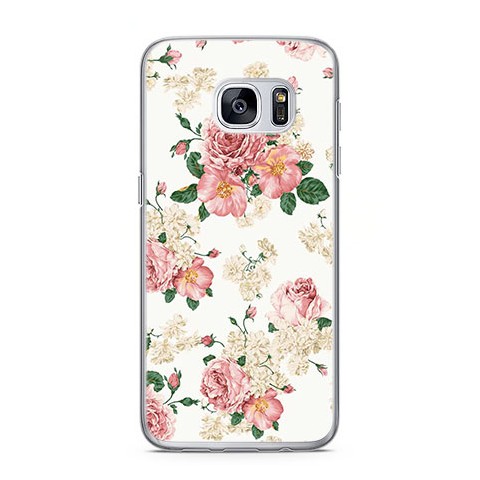 Etui na telefon Samsung Galaxy S7 - kolorowe polne kwiaty.