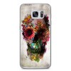 Etui na telefon Samsung Galaxy S7 - kwiatowa czaszka.
