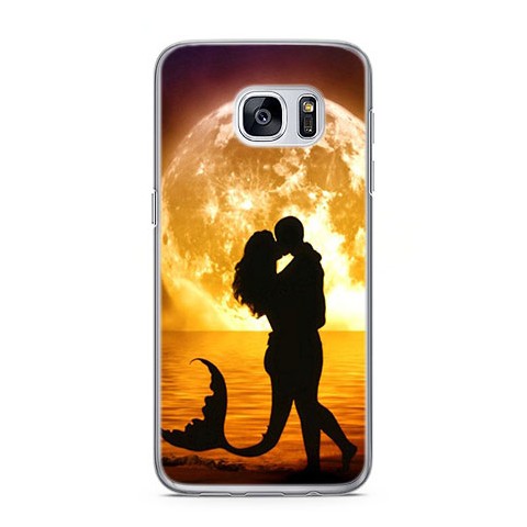Etui na telefon Samsung Galaxy S7 - romantyczny pocałunek.