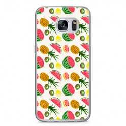 Etui na telefon Samsung Galaxy S7 Edge - arbuzy i ananasy.