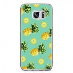 Etui na telefon Samsung Galaxy S7 Edge - żółte ananasy.