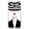 Etui na telefon Samsung Galaxy S7 Edge - kobieta w kapeluszu.