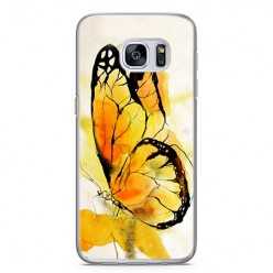 Etui na telefon Samsung Galaxy S7 Edge - motyl watercolor.