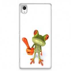 Etui na telefon Sony Xperia XA - zabawna żaba 3d.