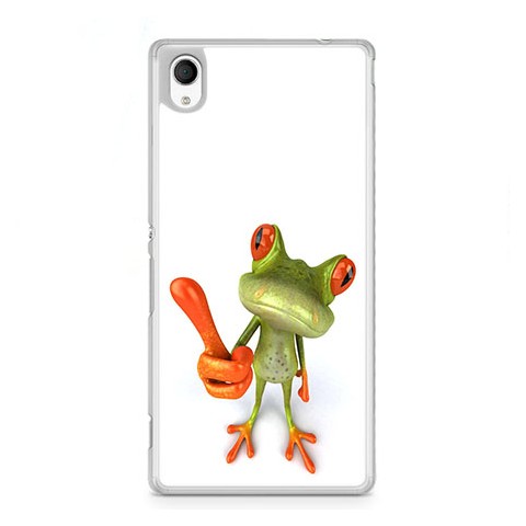 Etui na telefon Sony Xperia XA - zabawna żaba 3d.