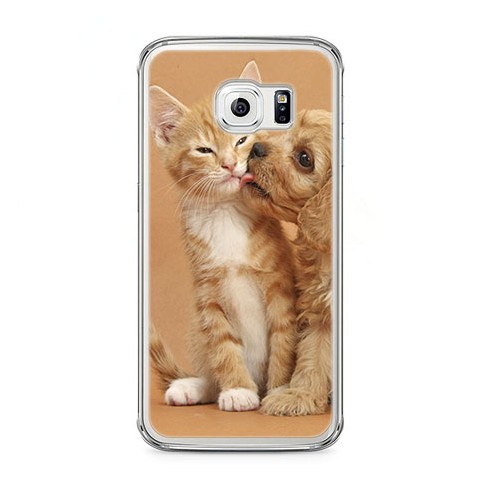 Etui na telefon Samsung Galaxy S6 - zakochane szczeniaki.