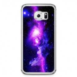 Etui na telefon Samsung Galaxy S6 - fioletowa galaktyka.