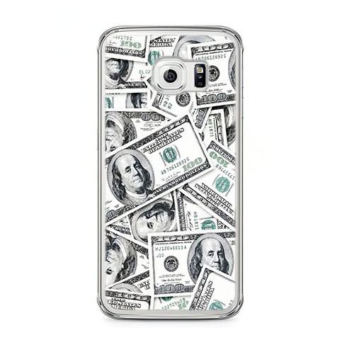 Etui na telefon Samsung Galaxy S6 - banknoty dolarowe.
