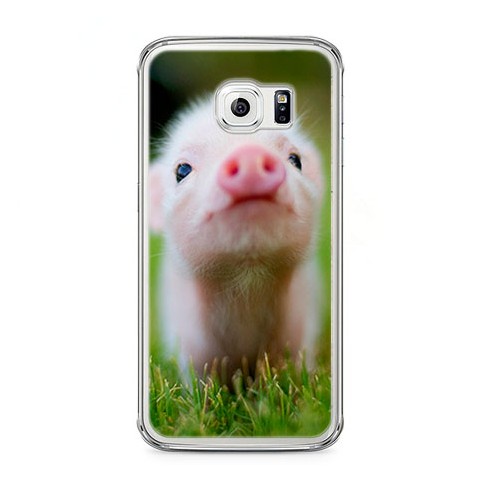 Etui na telefon Samsung Galaxy S6 - mała świnka.