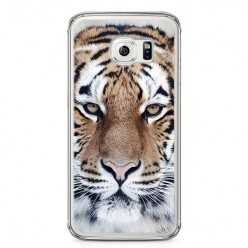 Etui na telefon Samsung Galaxy S6 - biały tygrys.