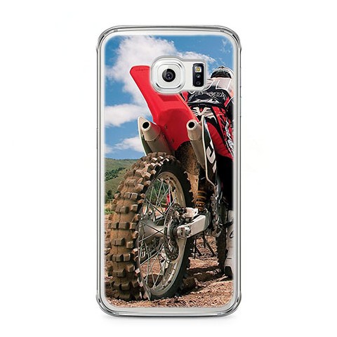 Etui na telefon Samsung Galaxy S6 - motocykl cross.