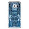 Etui na telefon Samsung Galaxy S6 - niebieski słoń.