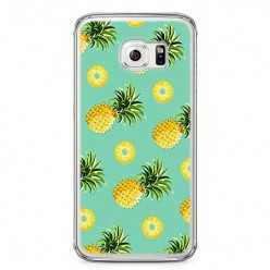 Etui na telefon Samsung Galaxy S6 - żółte ananasy.