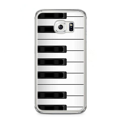 Etui na telefon Samsung Galaxy S6 - pianino.