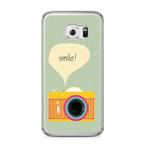 Etui na telefon Samsung Galaxy S6 Edge - aparat fotograficzny Smile!