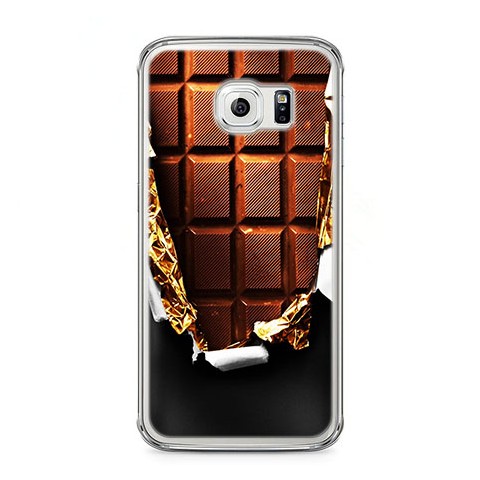 Etui na telefon Samsung Galaxy S6 Edge - tabliczka czekolady.