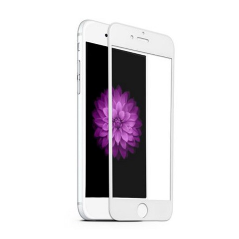 Hartowane szkło na Cały ekran 3D - iPhone 7 Plus - biały.