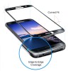 Hartowane szkło na Cały ekran 3D - Galaxy S7 - czarny.
