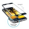 Hartowane szkło na Cały ekran 3D - Galaxy S7 Edge - biały.