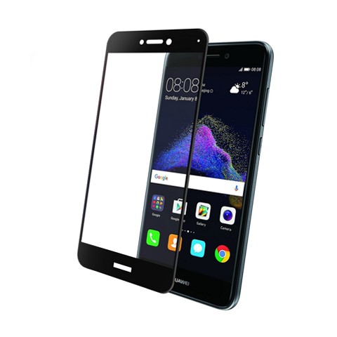 Hartowane szkło na Cały ekran 3D - Huawei P9 Lite 2017- czarny.