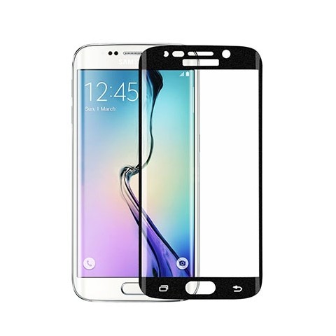 Hartowane szkło na Cały ekran 3D - Galaxy S6 Edge - czarny.
