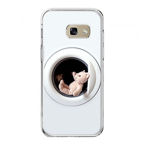 Etui na telefon Galaxy A5 2017 (A520) - mały miś w pralce.