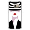 Etui na telefon Galaxy A5 2017 (A520) - kobieta w kapeluszu.