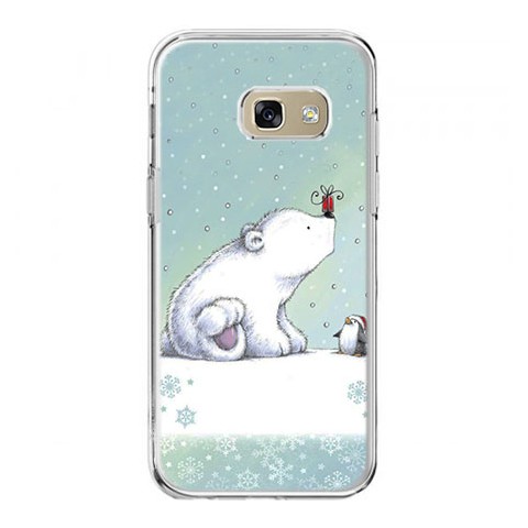 Etui na telefon Galaxy A5 2017 (A520) - polarne zwierzaki.