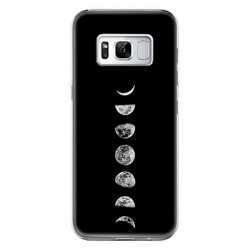 Etui na telefon Samsung Galaxy S8 - fazy księżyca.