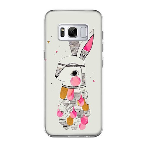 Etui na telefon Samsung Galaxy S8 - kolorowy królik.