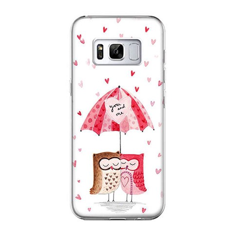 Etui na telefon Samsung Galaxy S8 - zakochane sowy.