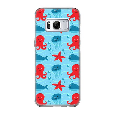 Etui na telefon Samsung Galaxy S8 - morskie zwierzaki.