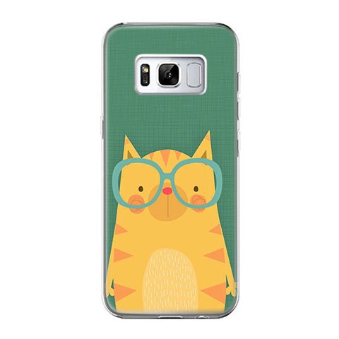 Etui na telefon Samsung Galaxy S8 - tygrys w okularach.