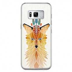 Etui na telefon Samsung Galaxy S8 - kolorowy Lis abstract.