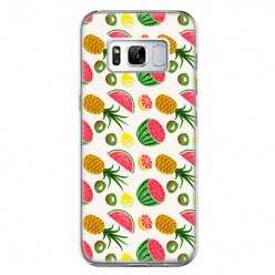 Etui na telefon Samsung Galaxy S8 - arbuzy i ananasy.