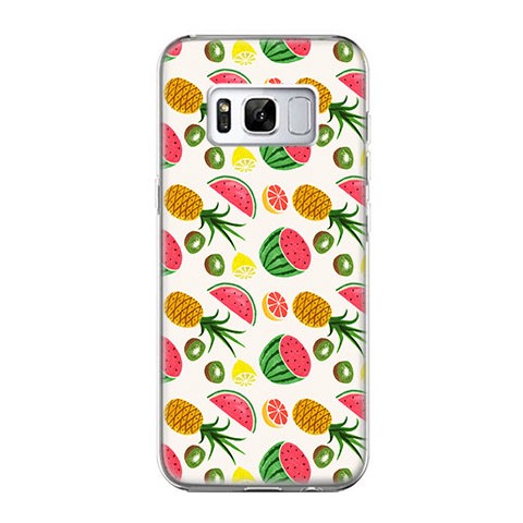 Etui na telefon Samsung Galaxy S8 - arbuzy i ananasy.
