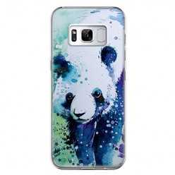 Etui na telefon Samsung Galaxy S8 - miś panda watercolor.
