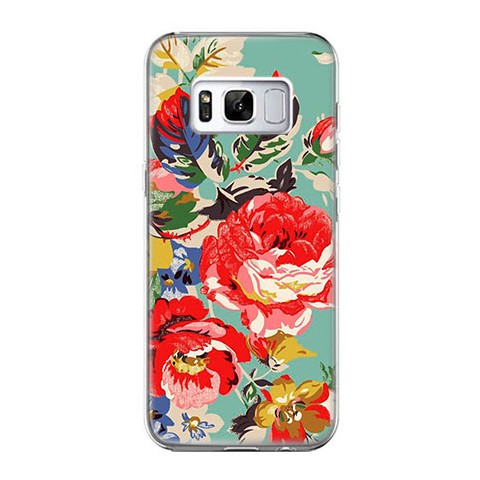 Etui na telefon Samsung Galaxy S8 - kolorowe róże.