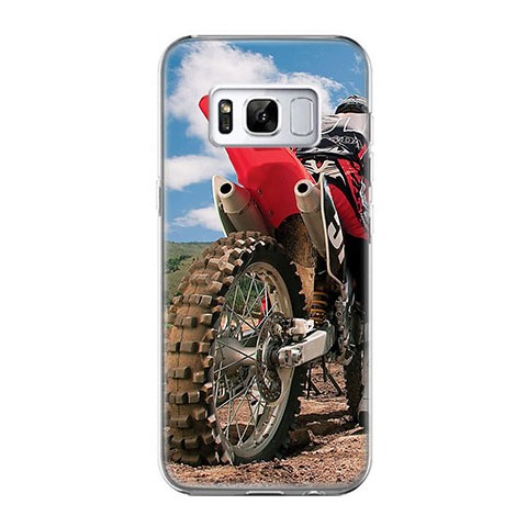 Etui na telefon Samsung Galaxy S8 - motocykl cross.