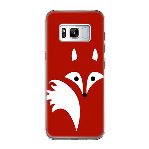 Etui na telefon Samsung Galaxy S8 - czerwony lisek.
