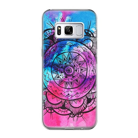 Etui na telefon Samsung Galaxy S8 - rozeta watercolor.