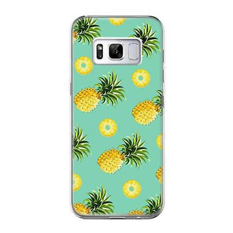 Etui na telefon Samsung Galaxy S8 - żółte ananasy.